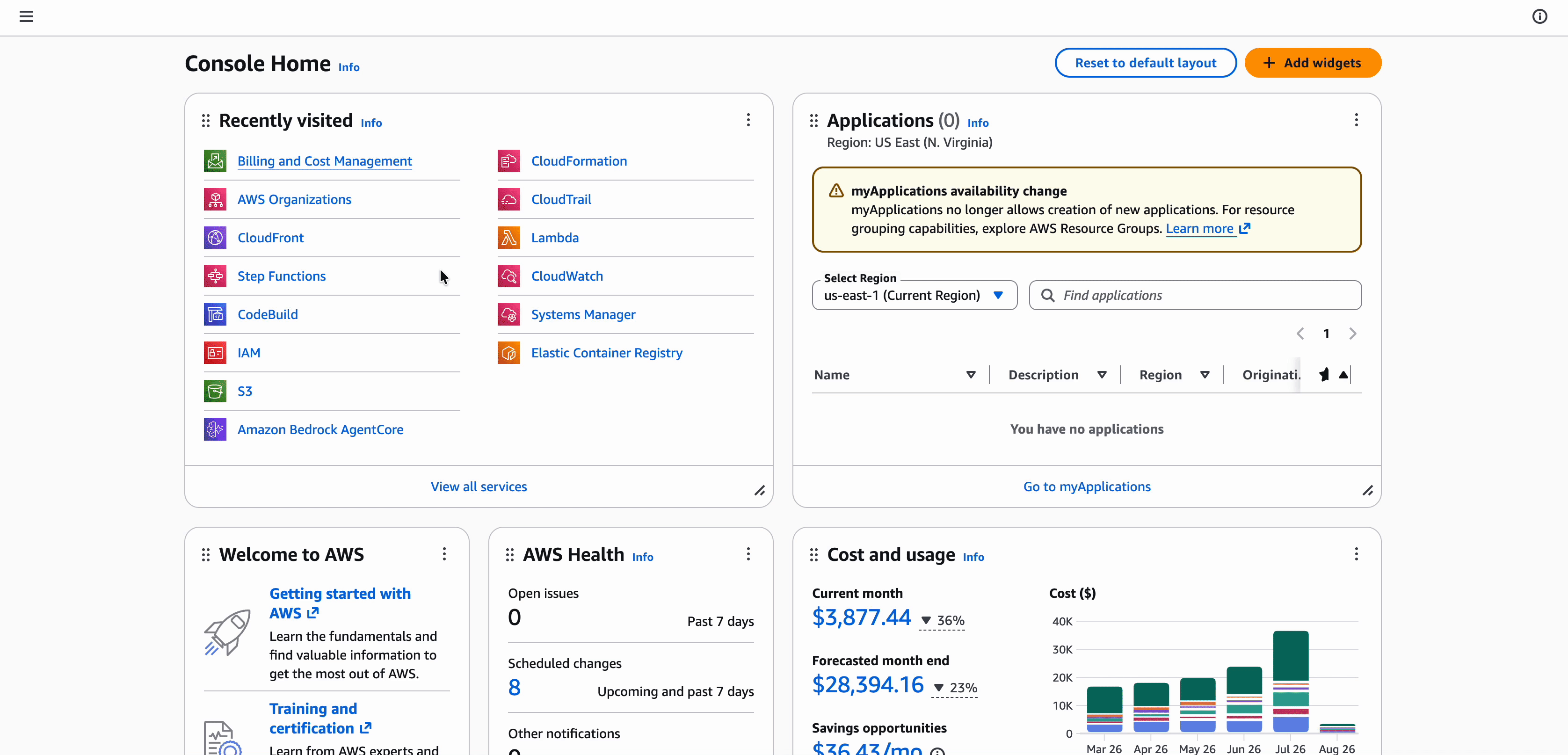 Enable Cost Allocation Tag