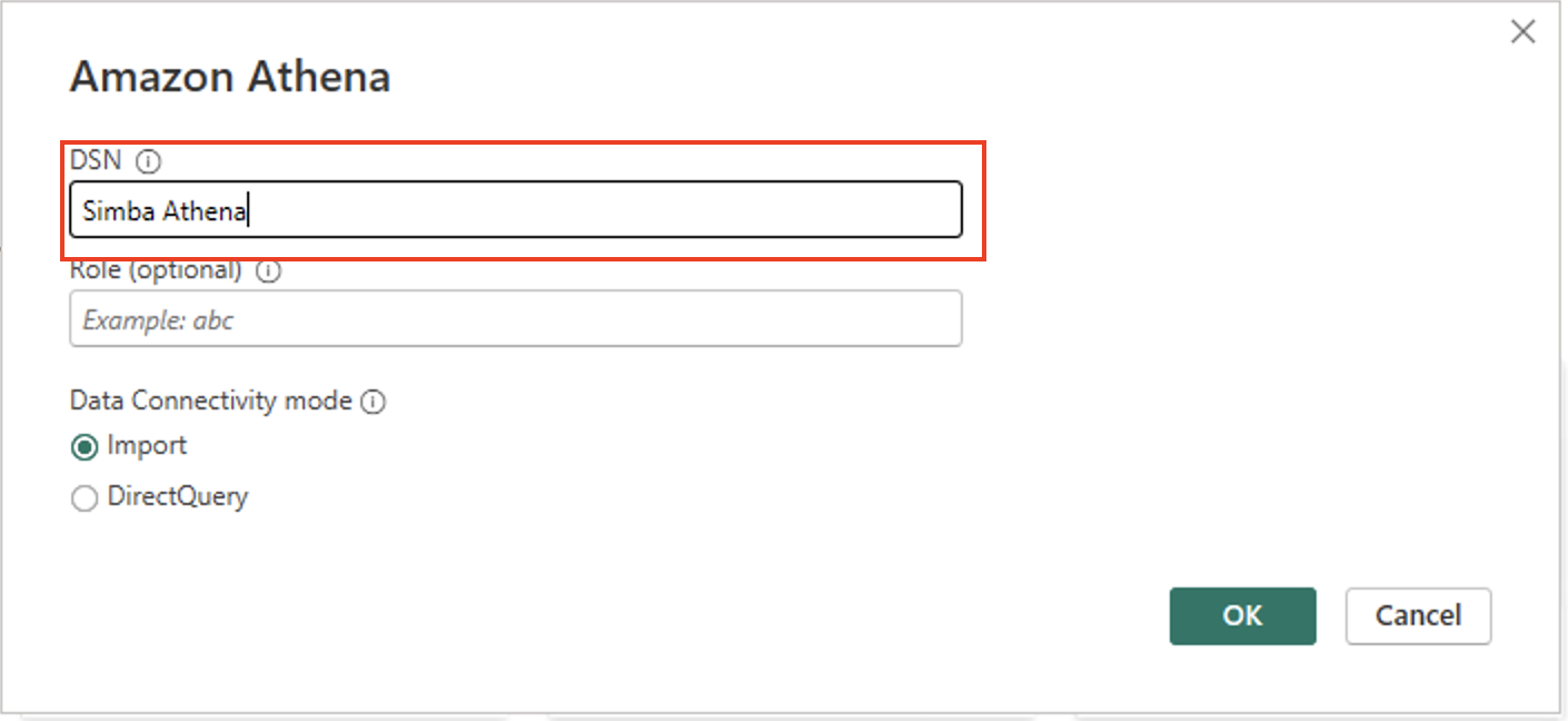 PowerBI DSN Info