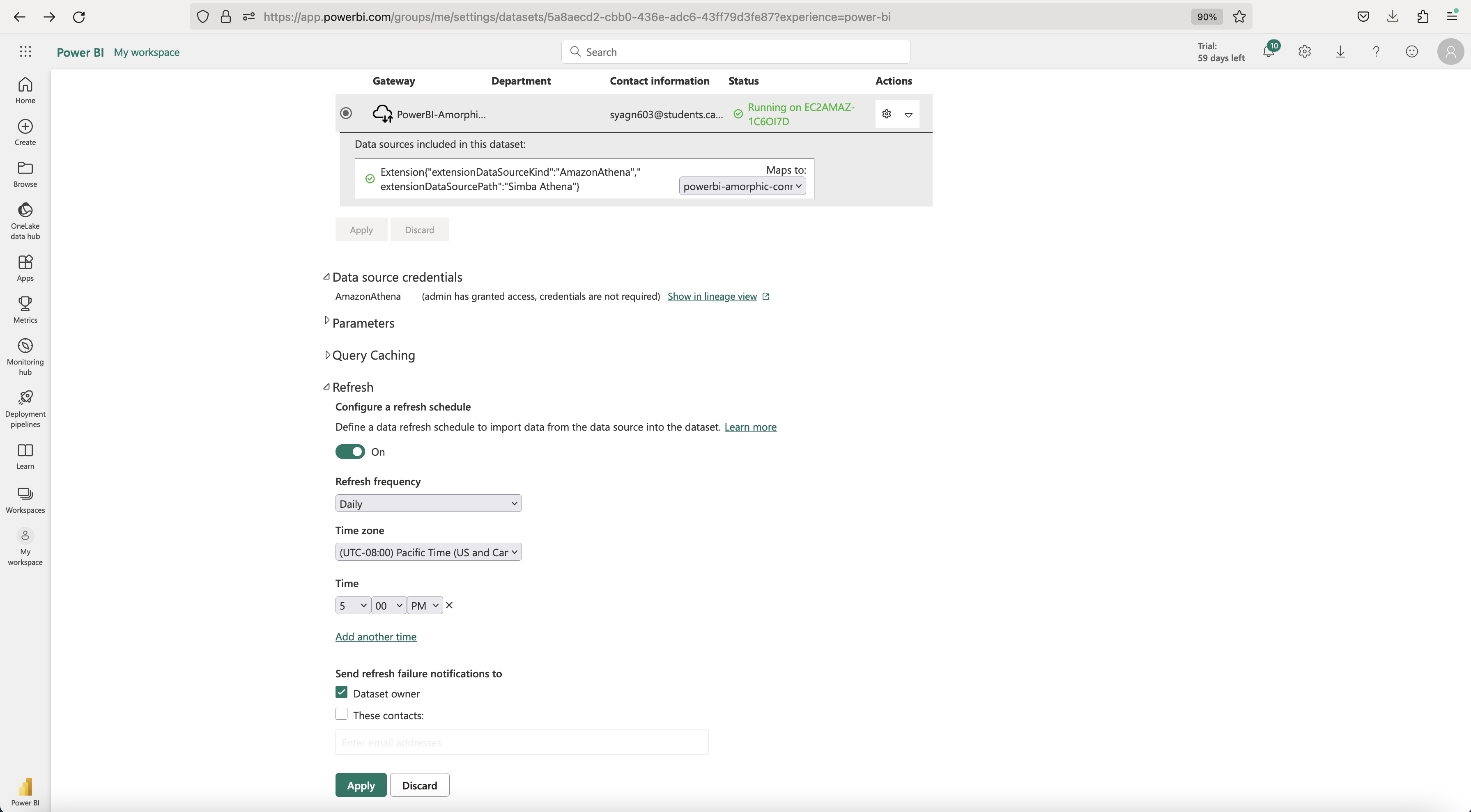 PowerBI Cloud Dataset4