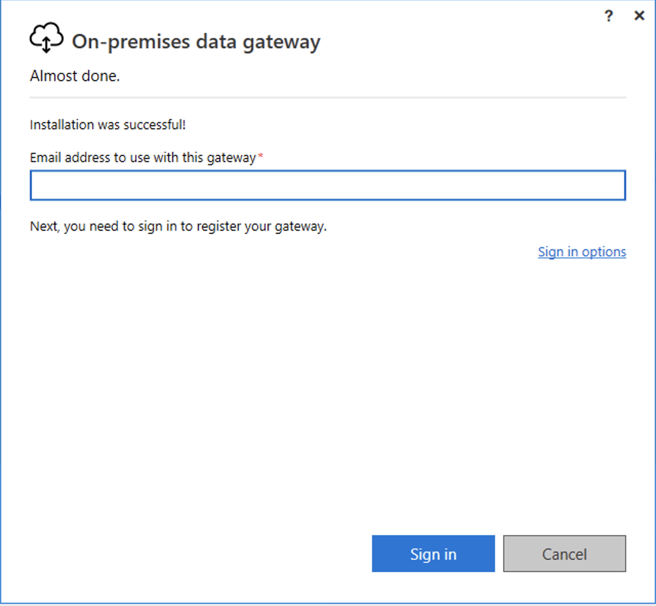 PowerBI Gateway Setup1
