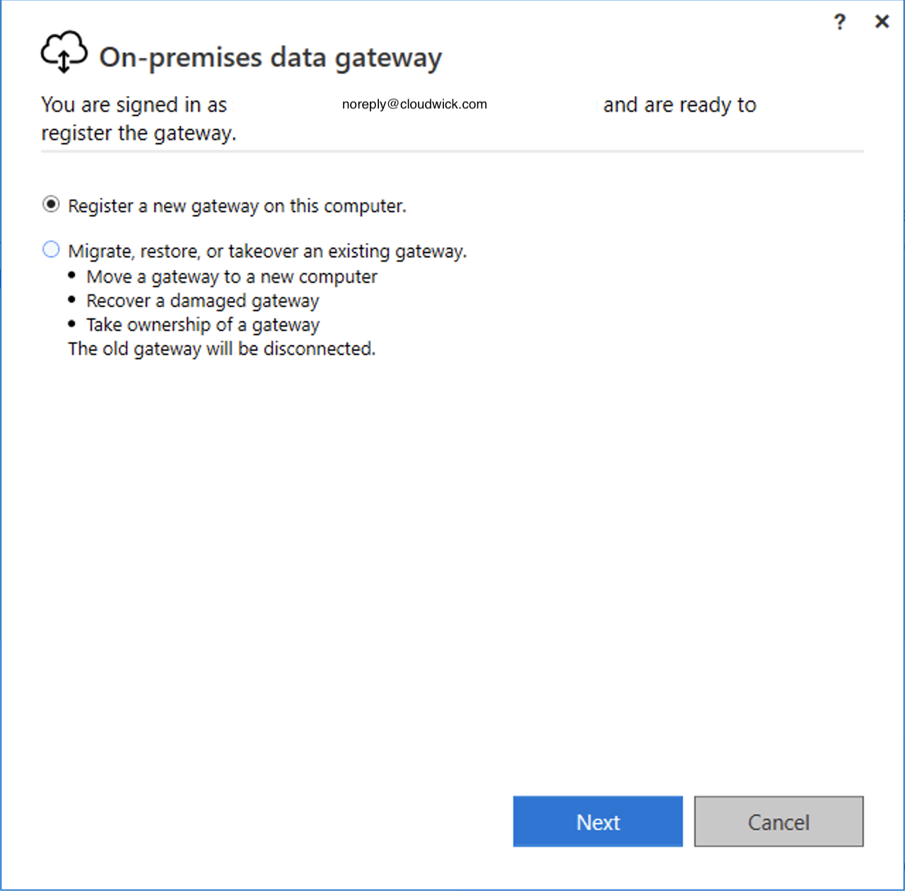 PowerBI Gateway Setup2