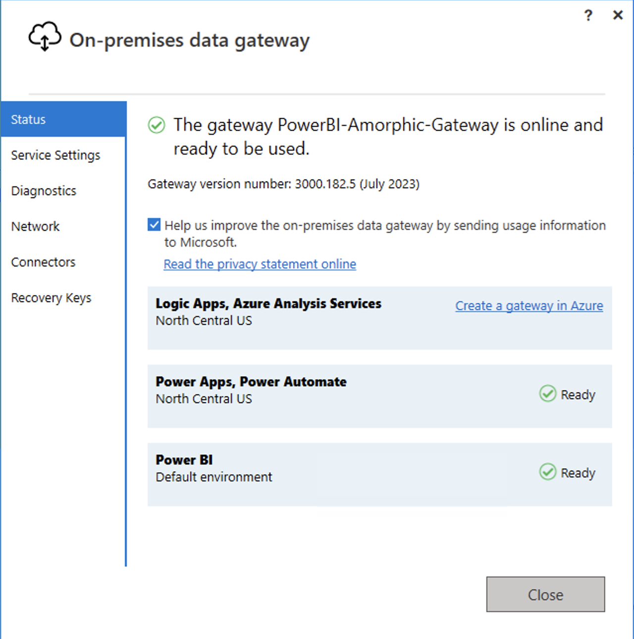 PowerBI Gateway Setup4
