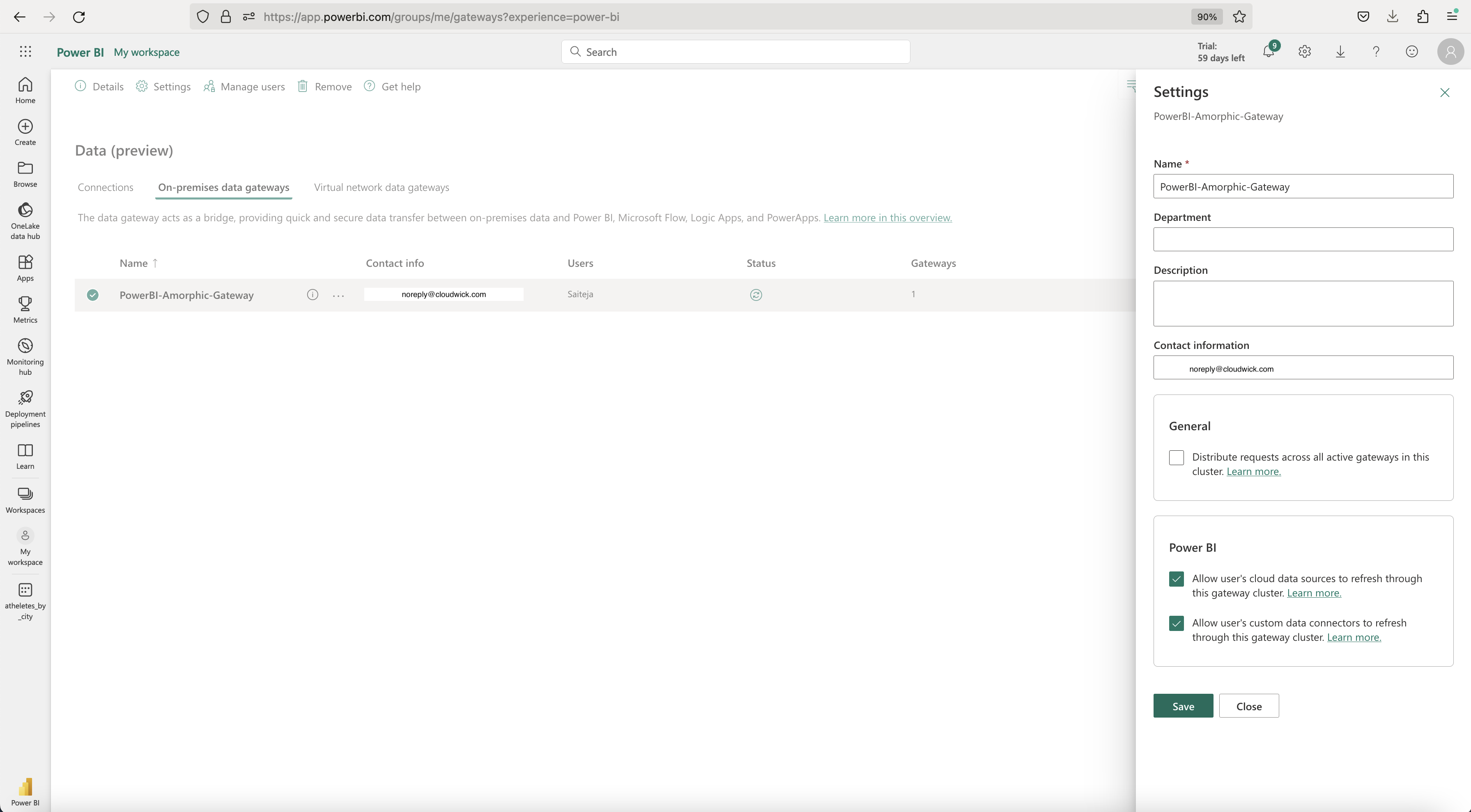 PowerBI Gateway Setup7