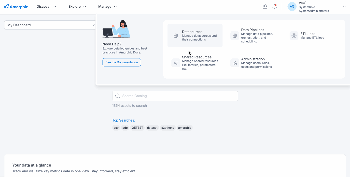 Multi tenancy Update metadata access