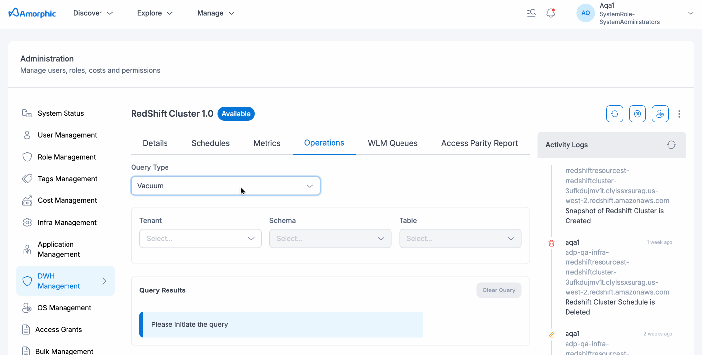 Active queries