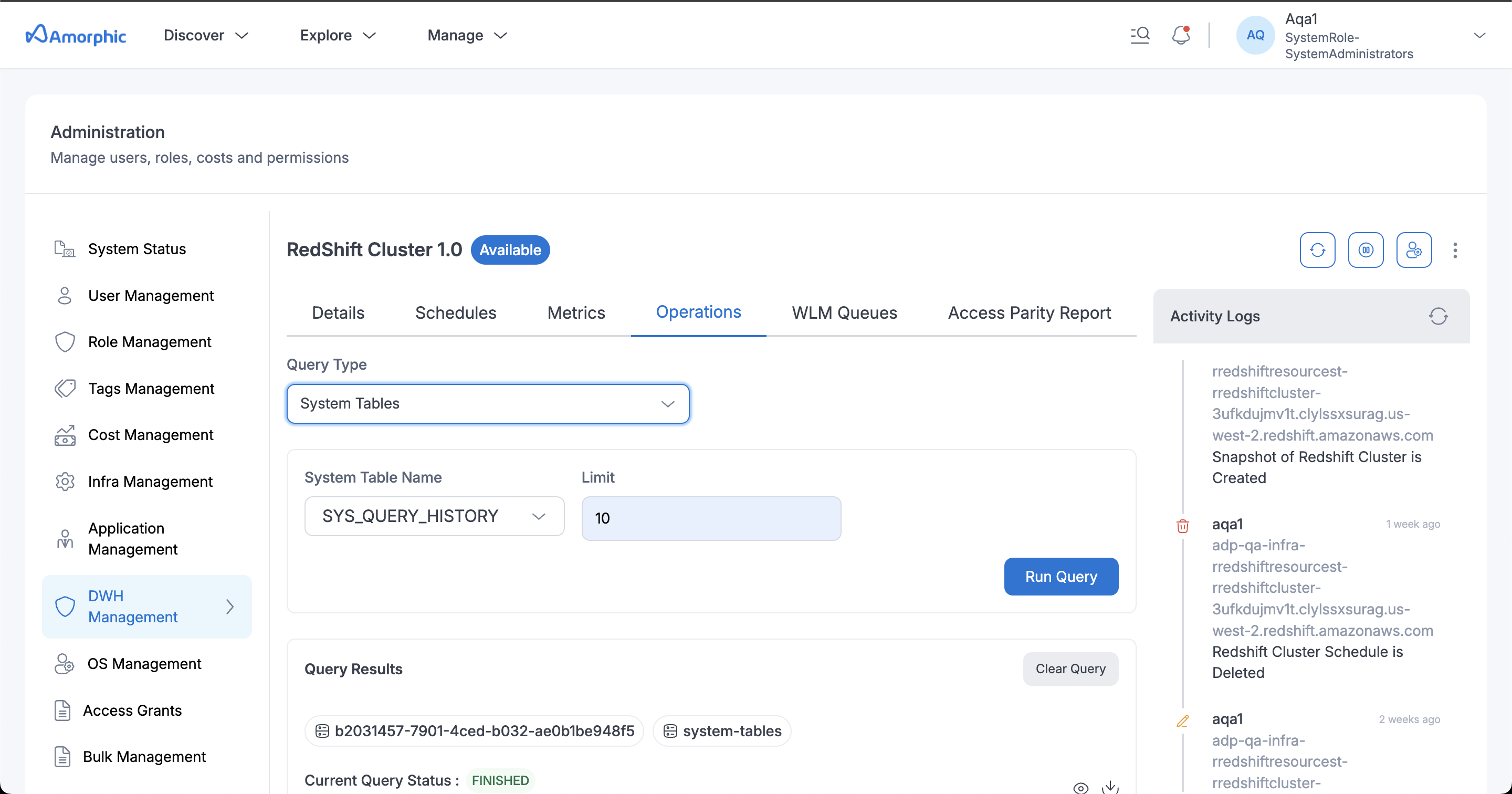 Active queries