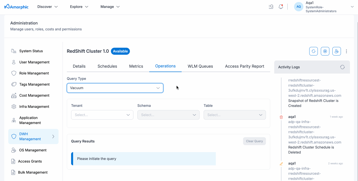 Transaction conflicts info