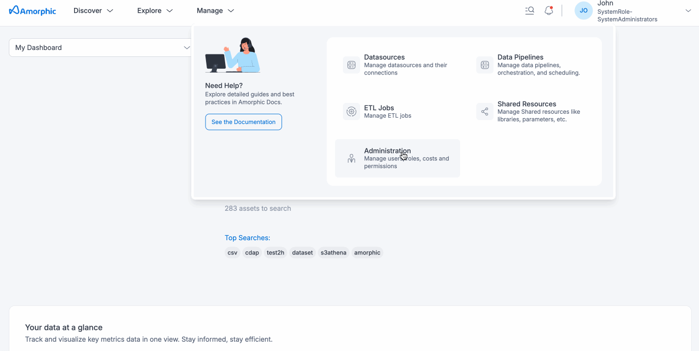 Users Home Page