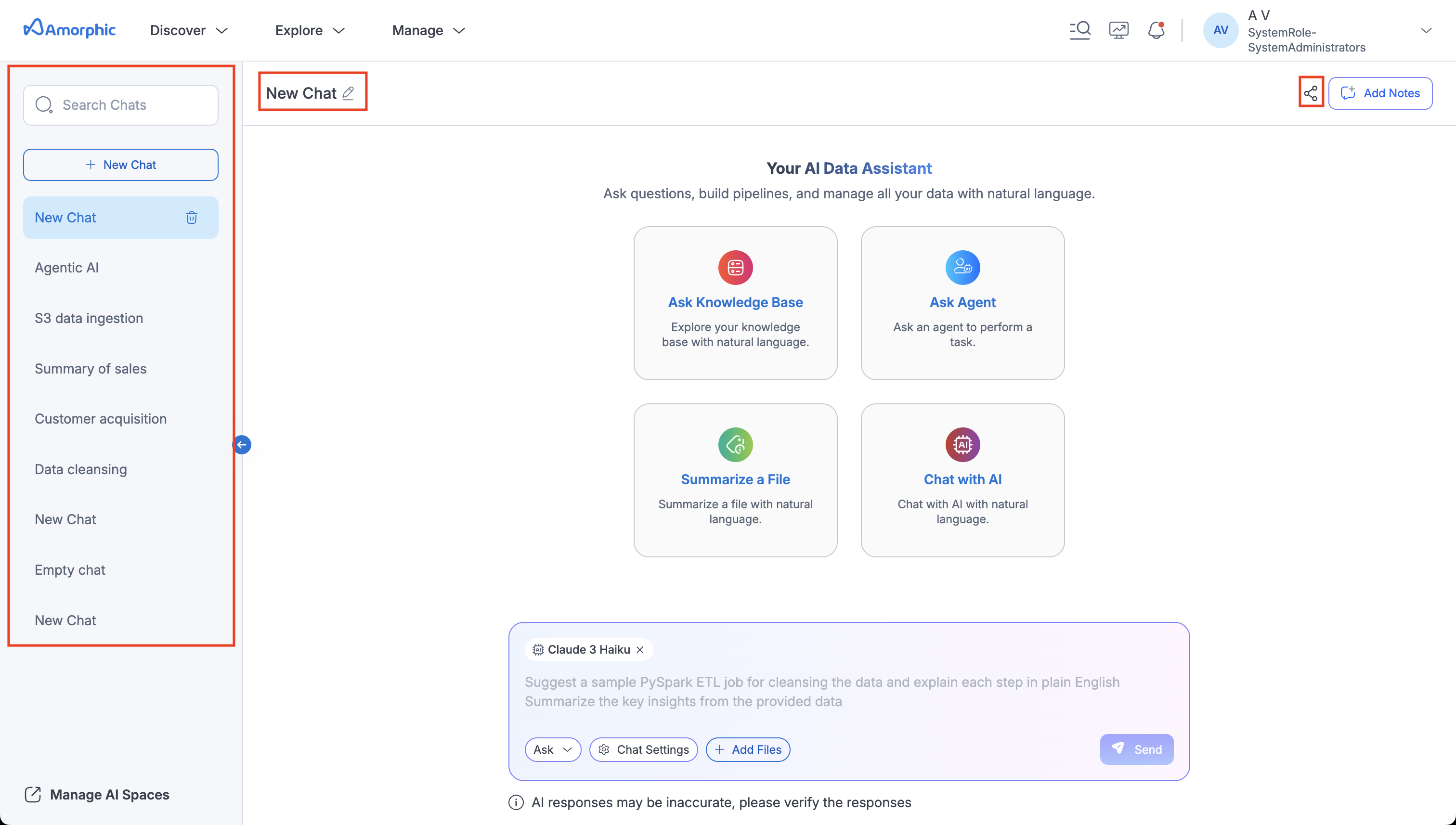 Chat Session Management