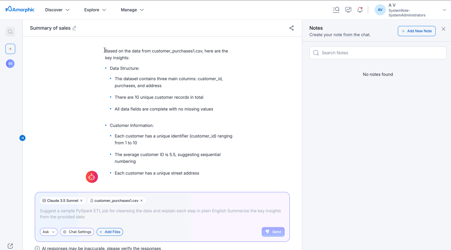 Create Chat Note