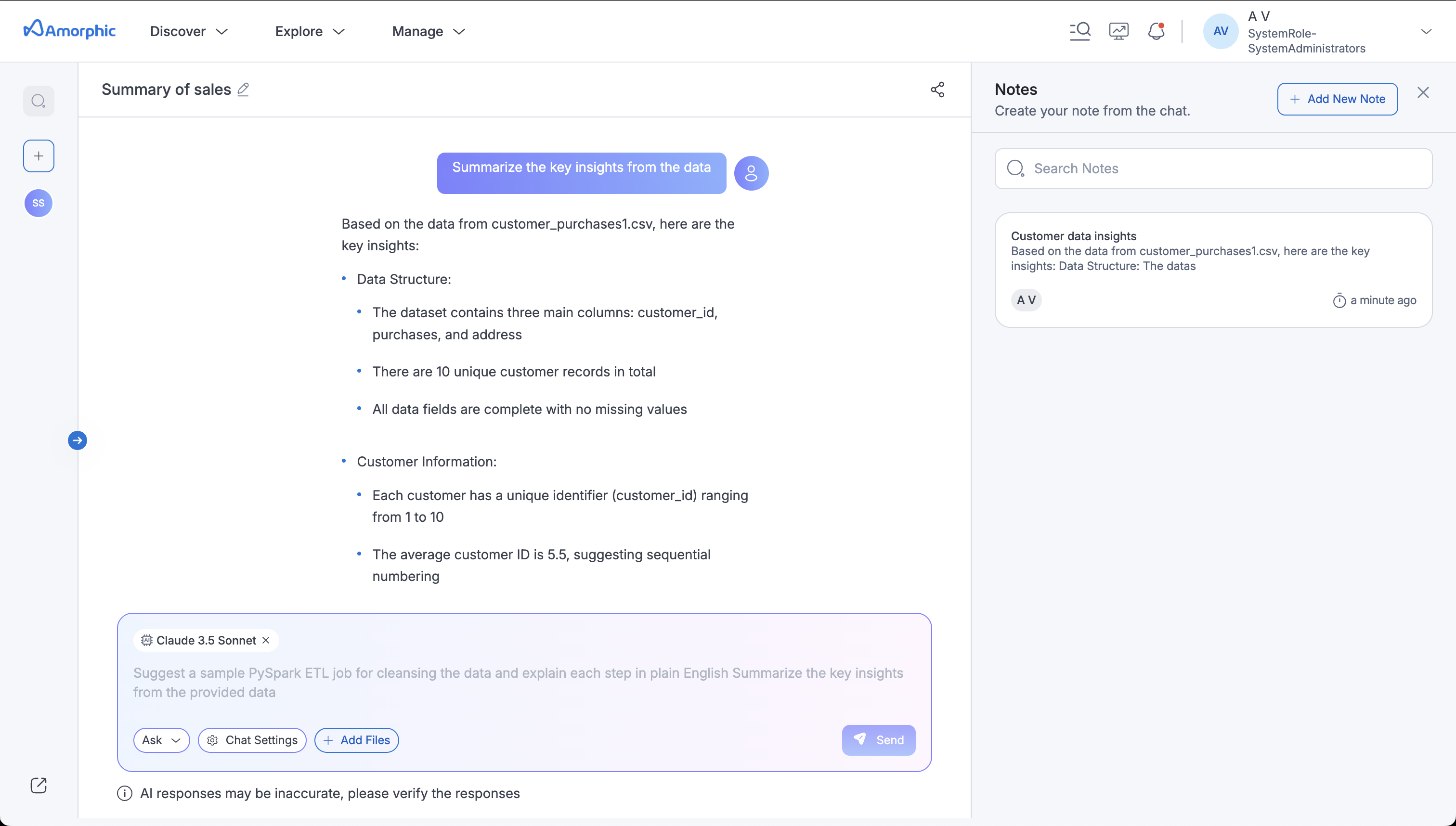 Notes Management Operations