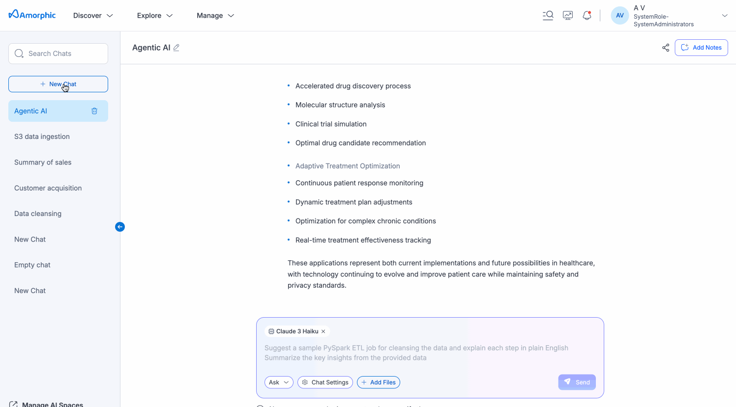 Create New Chat