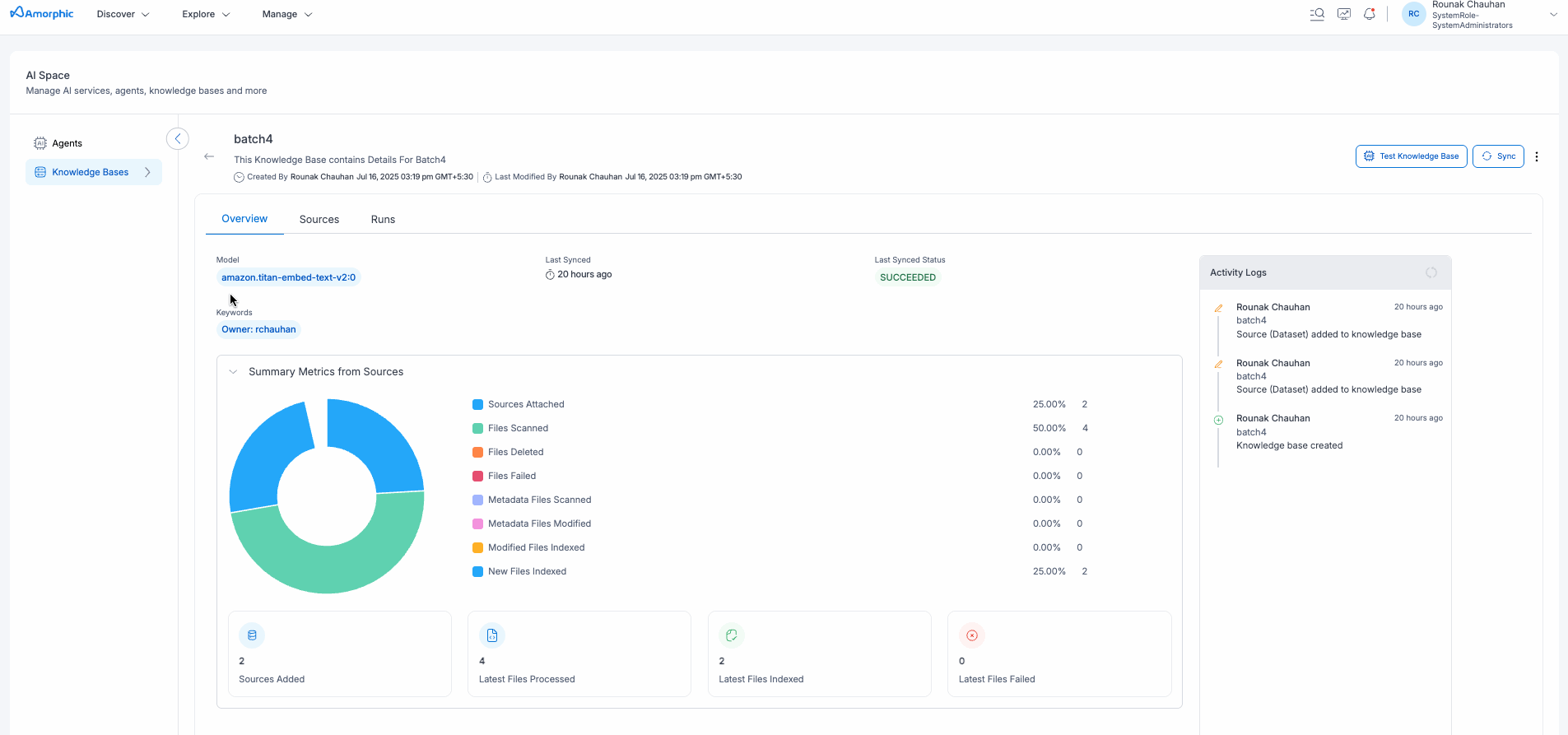 Knowledge Base Details