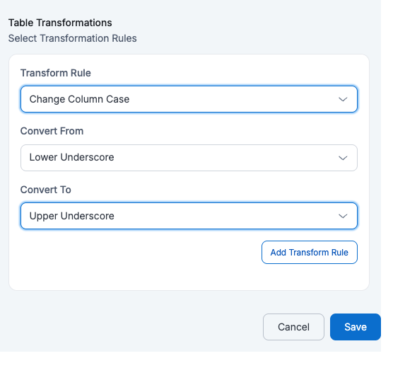JDBC Change Column Case