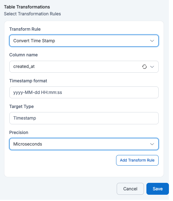JDBC Convert Timestamp