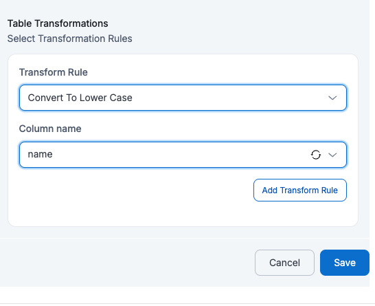 JDBC Convert to Lowercase