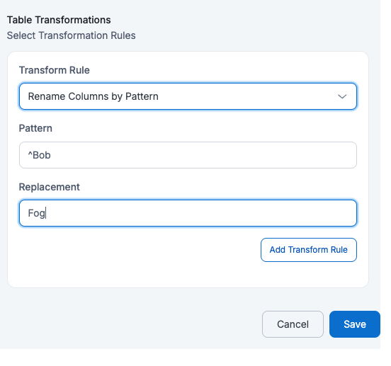 JDBC Rename Columns by Pattern