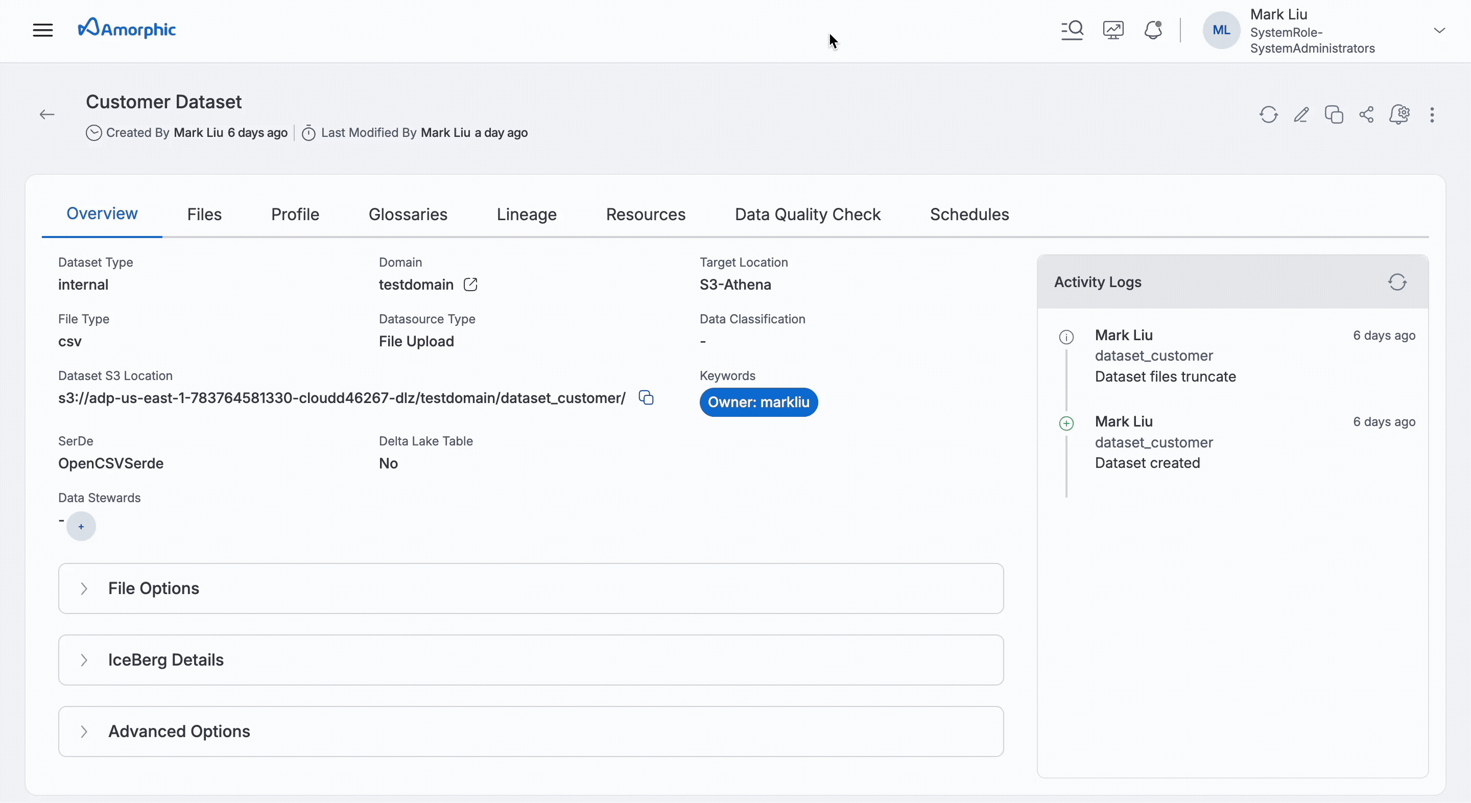 Enable Data Profiling