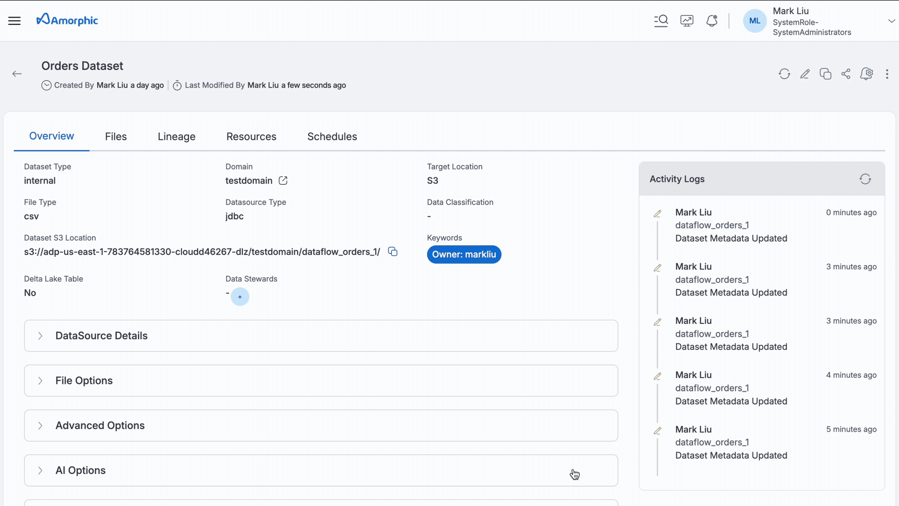 Delete Dataset Lifecycle Policy