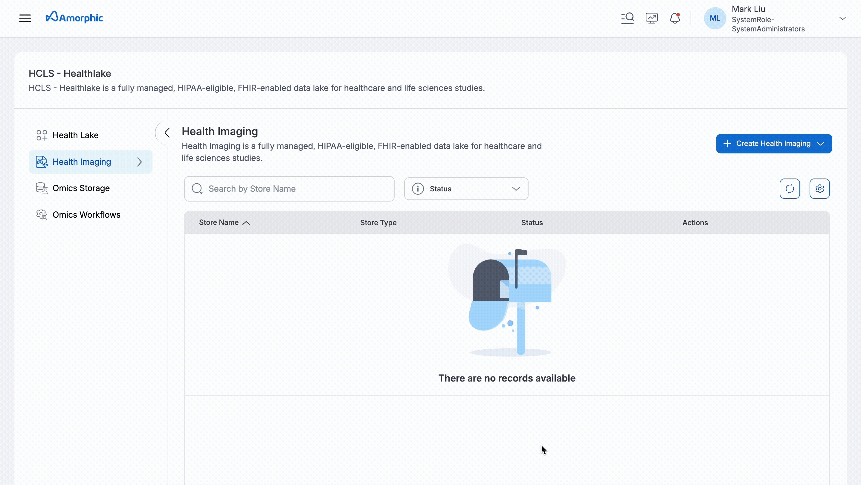 Create HealthImaging