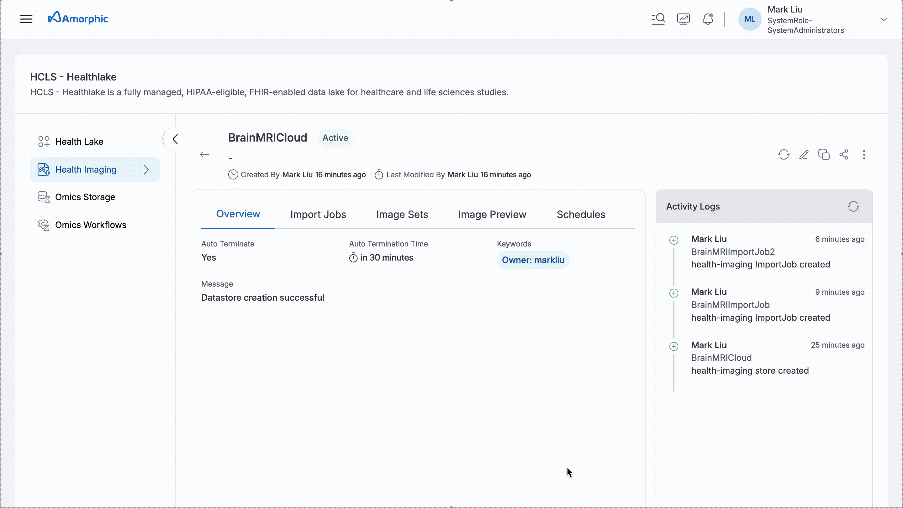 HealthImaging Job Details