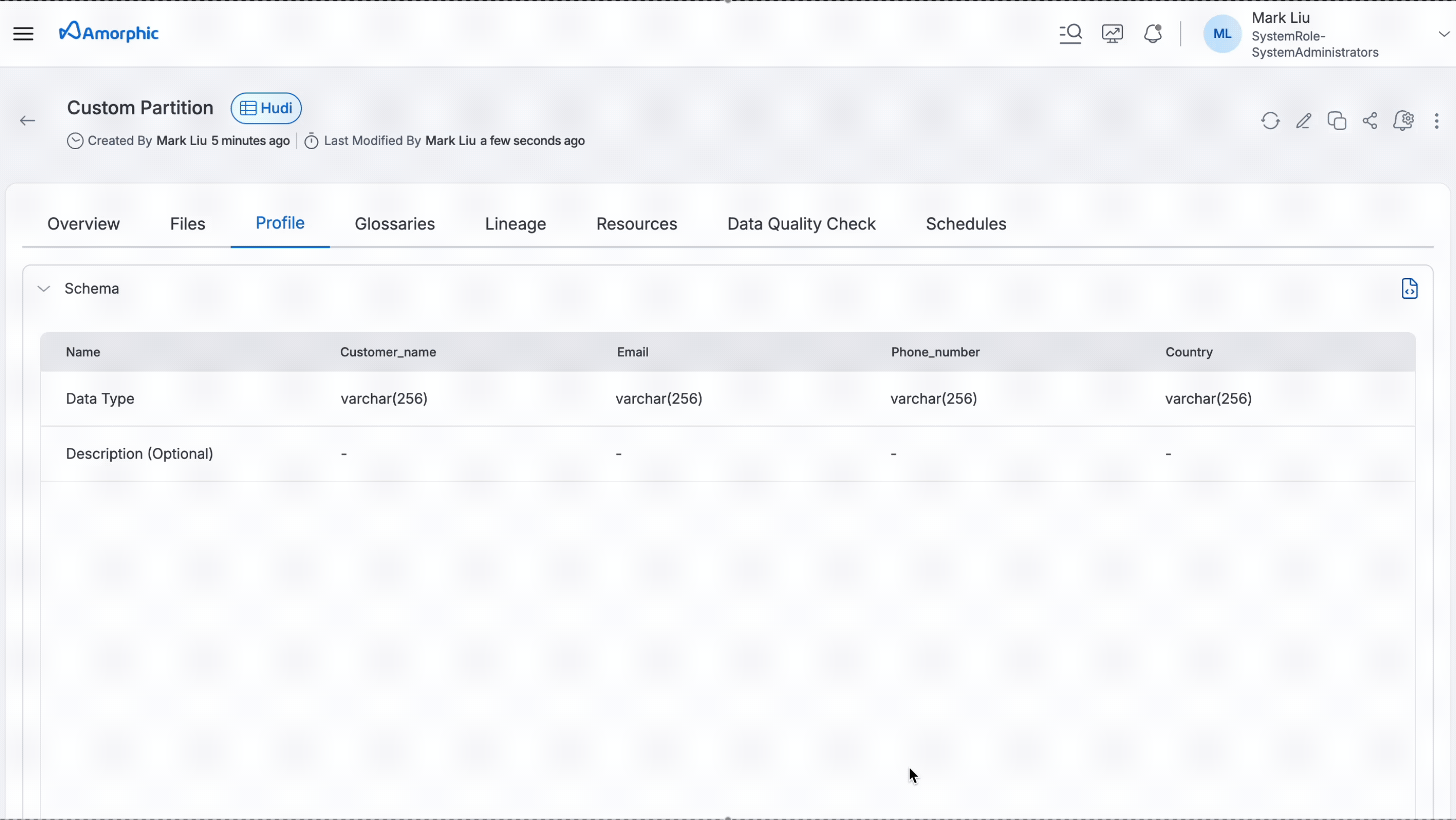 Enable partition projection