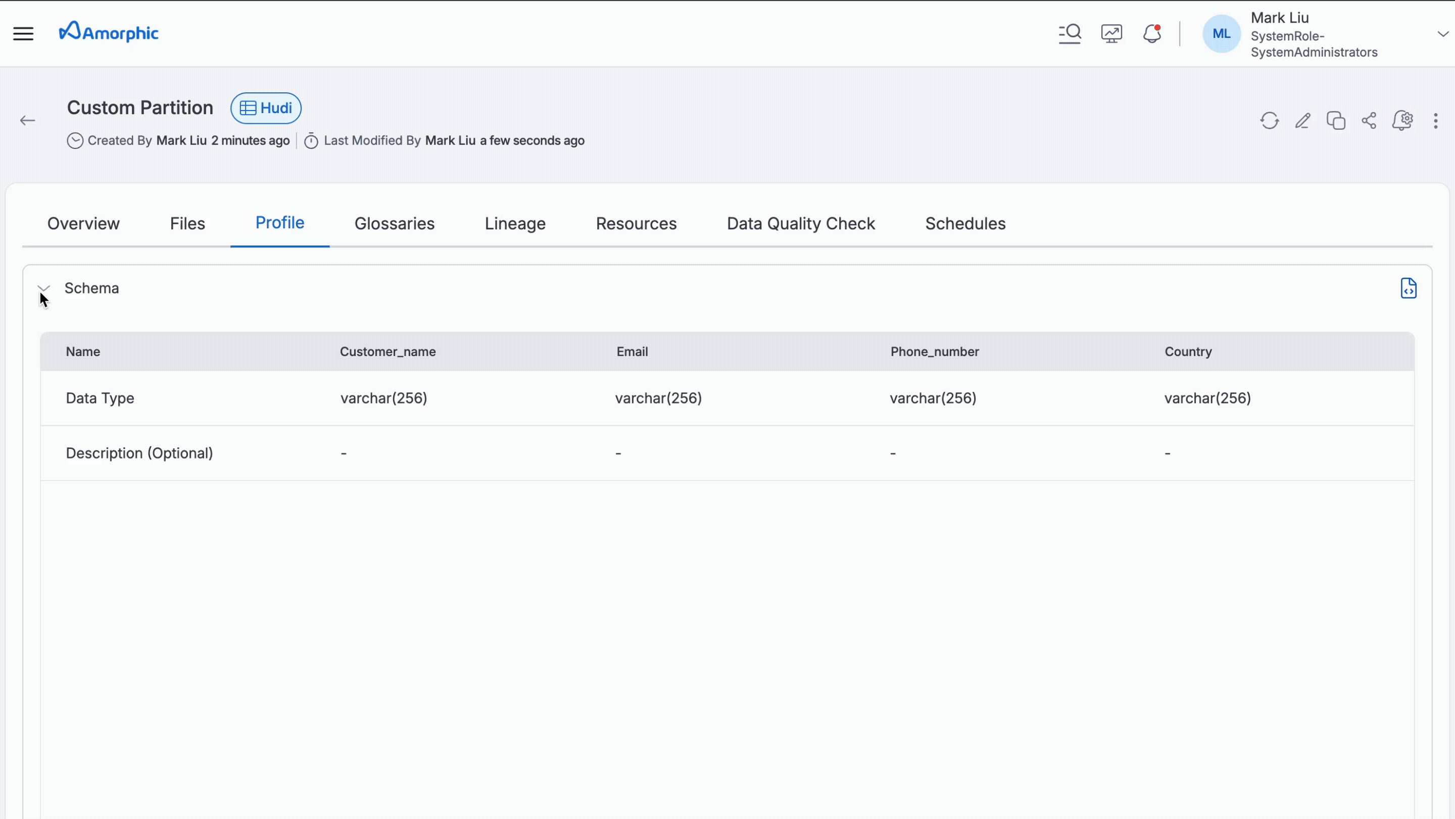 Partition Projection