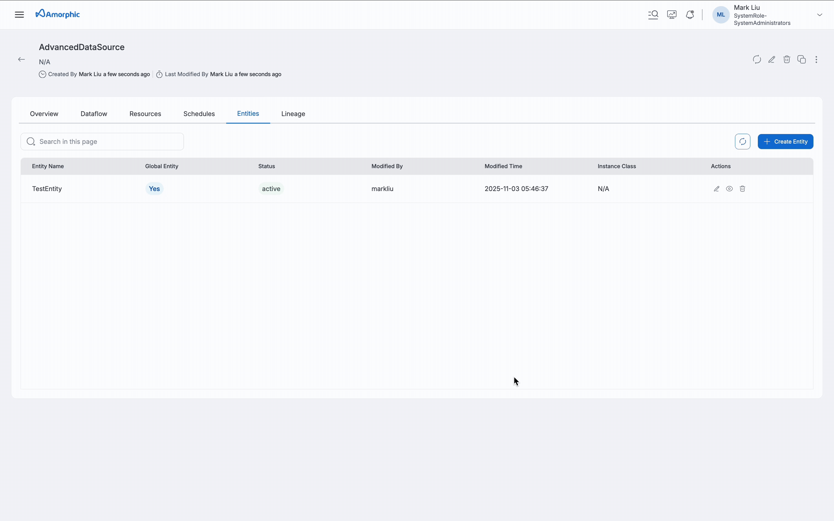 JDBC Advanced Datasource entity updation