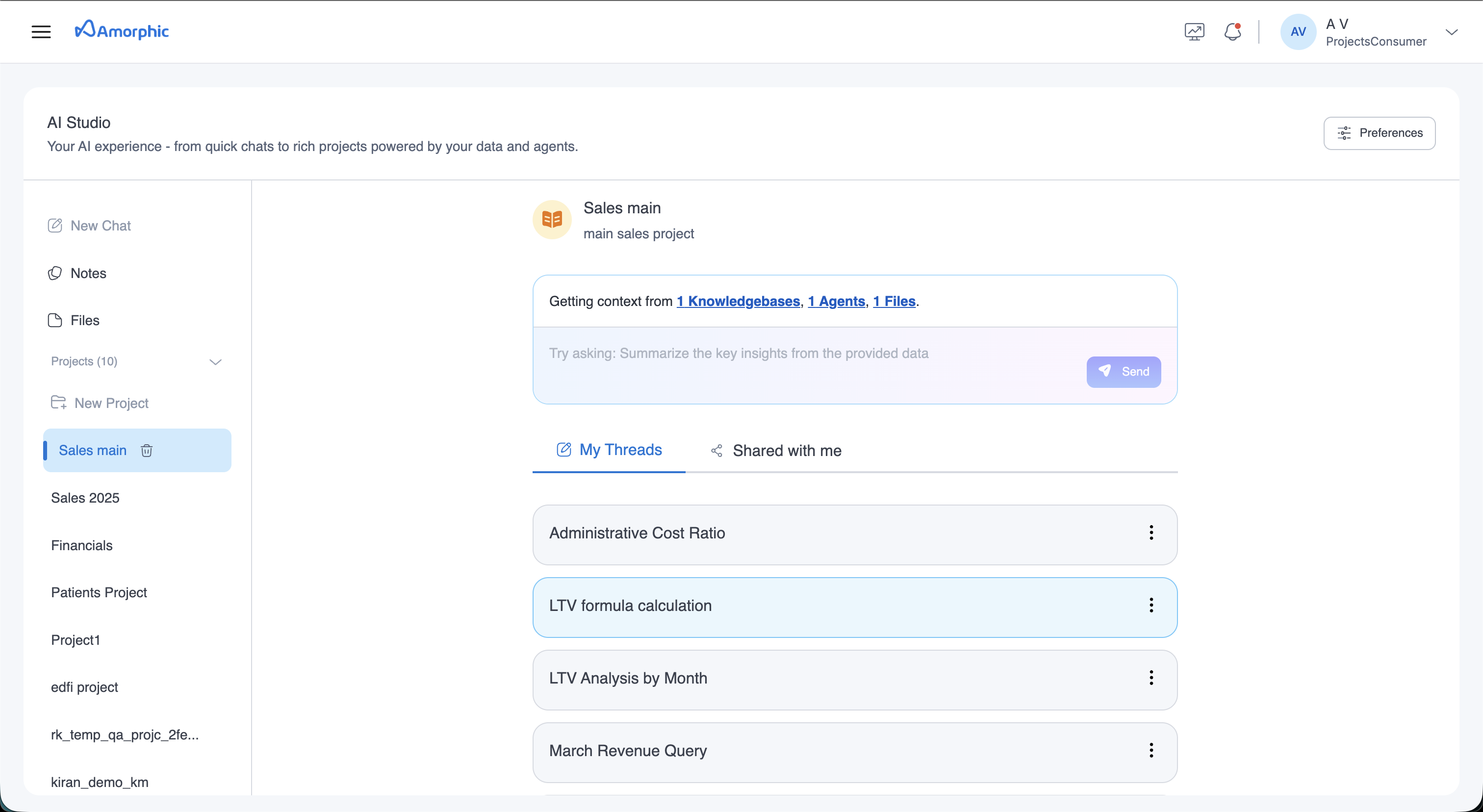 End-User View Project