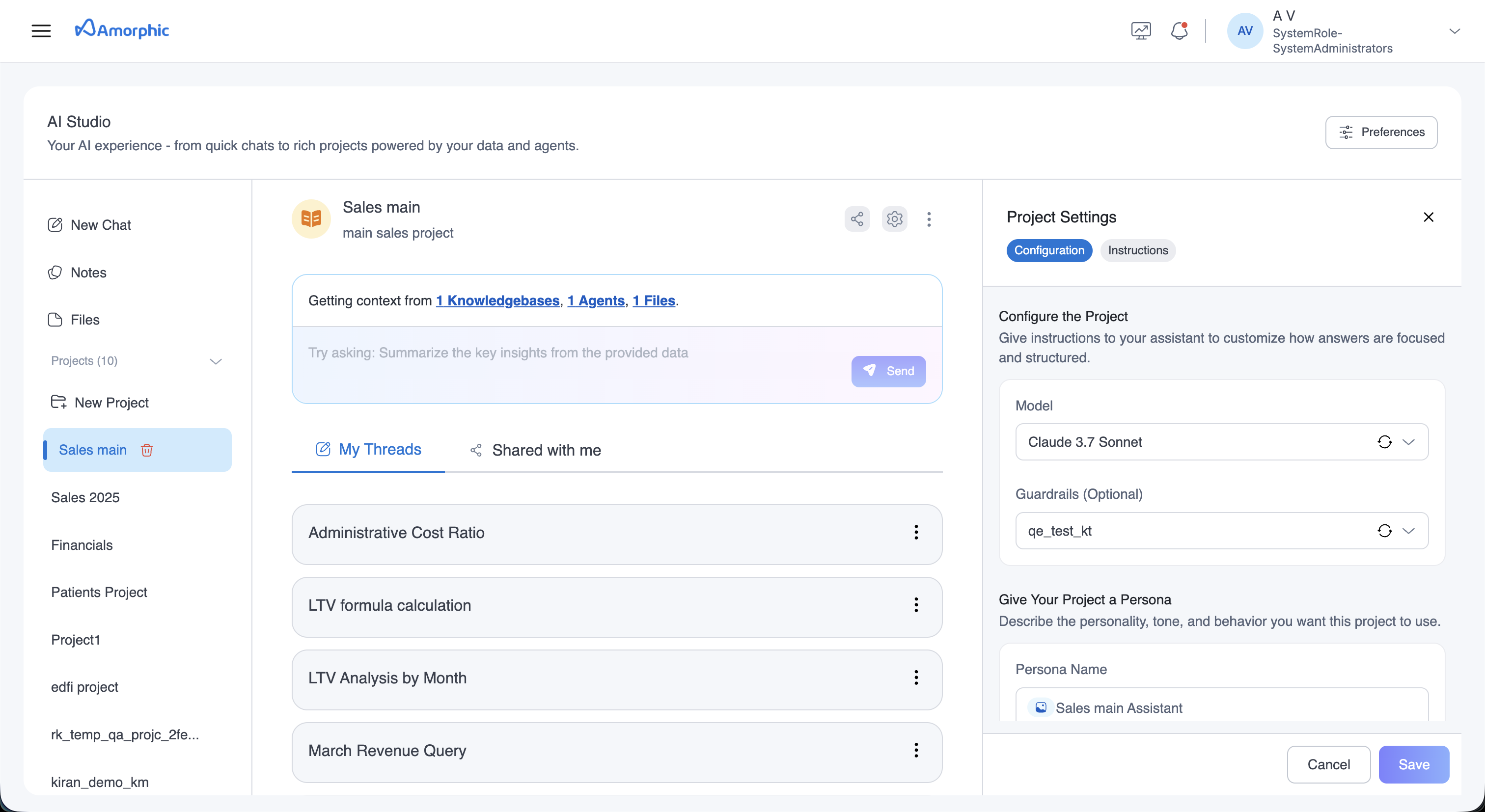 Developer View Project