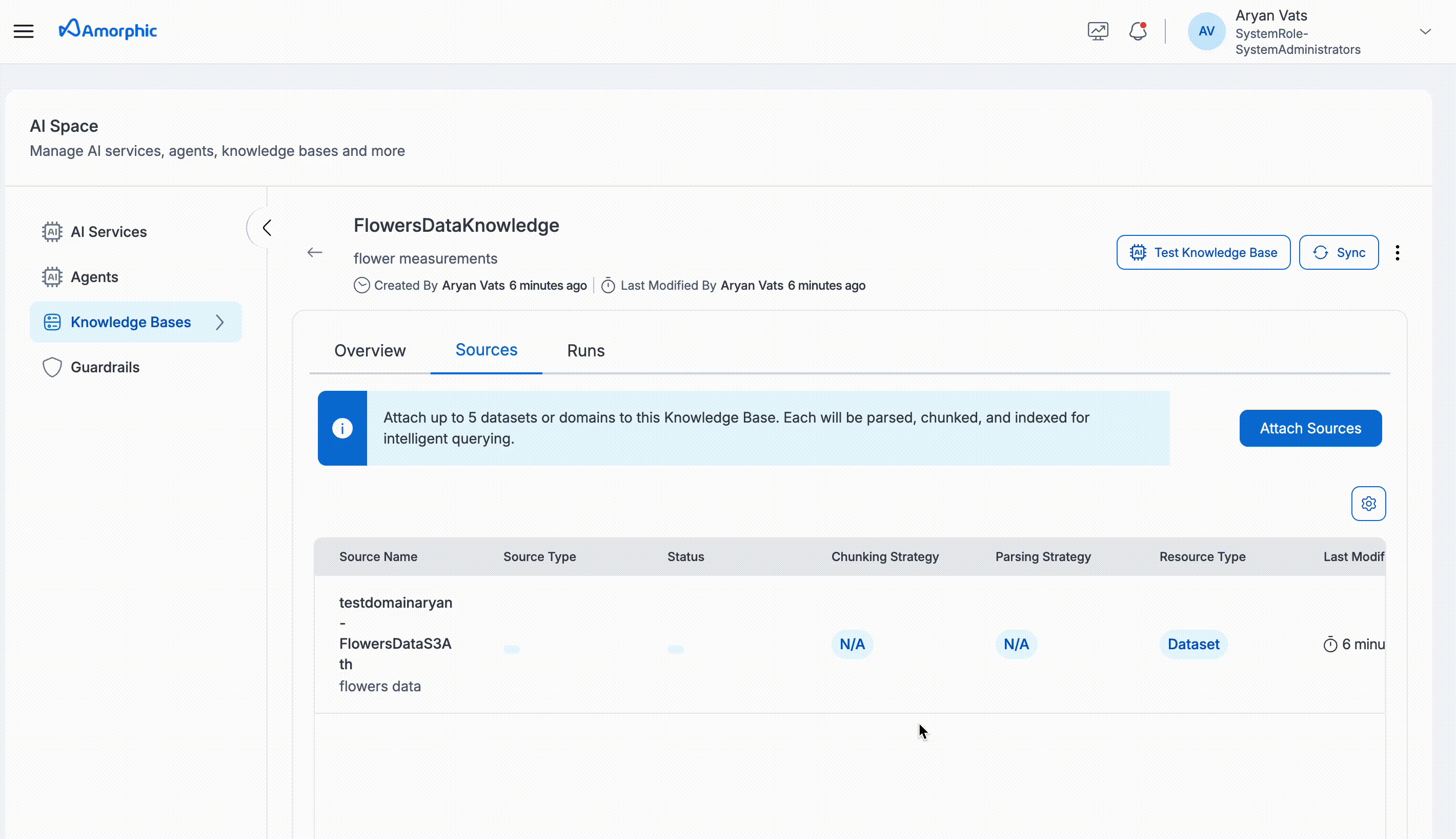 Delete Knowledge Base