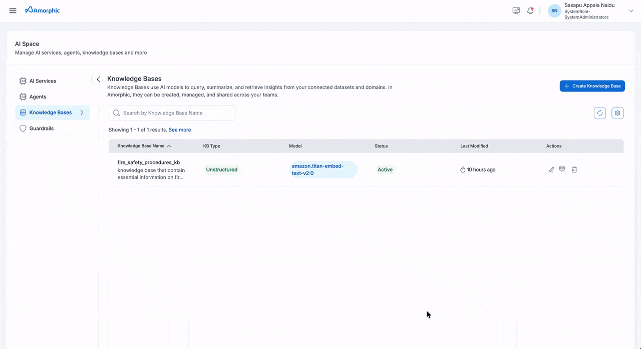Knowledge Base Details