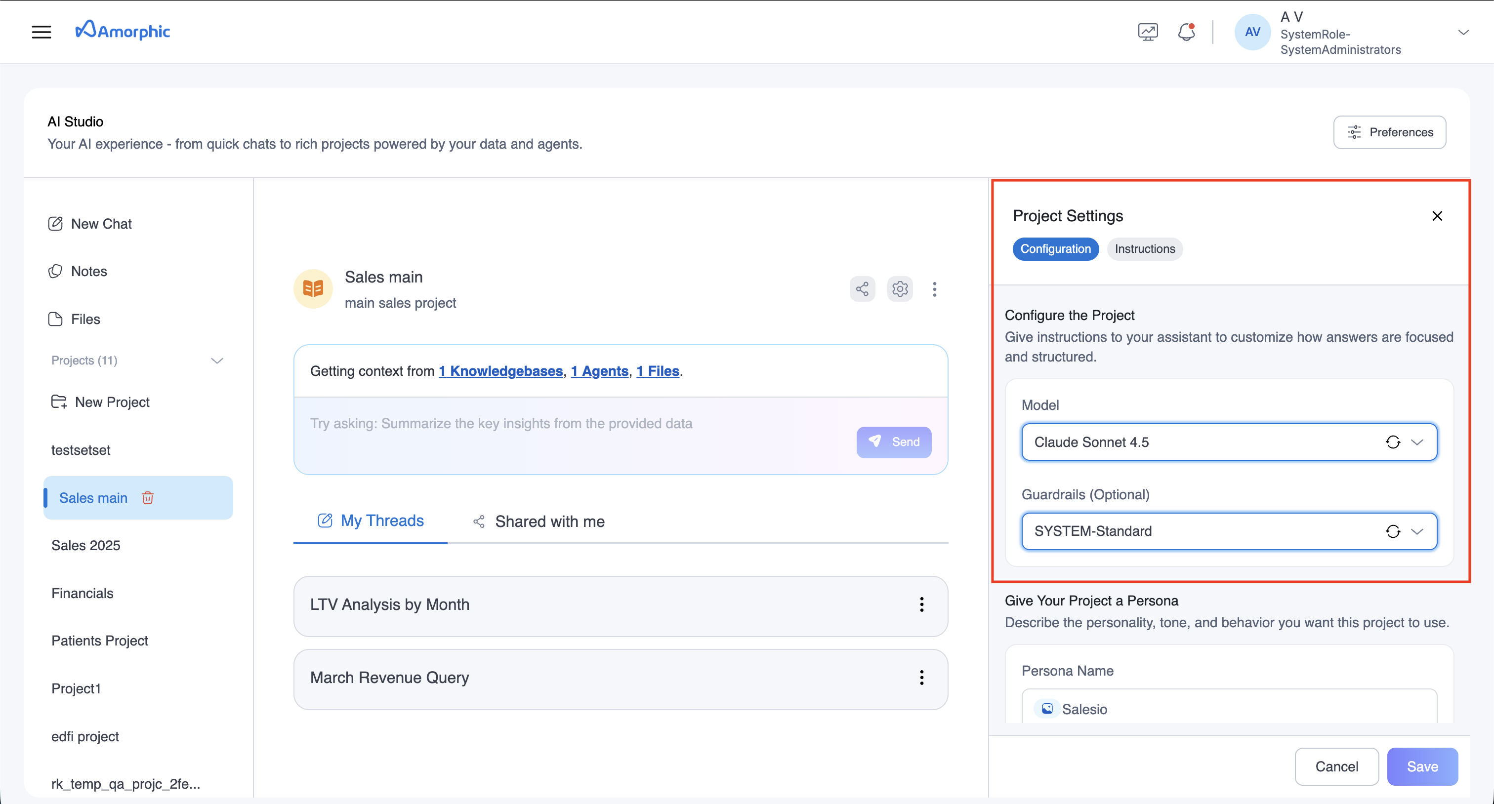 Project Configuration