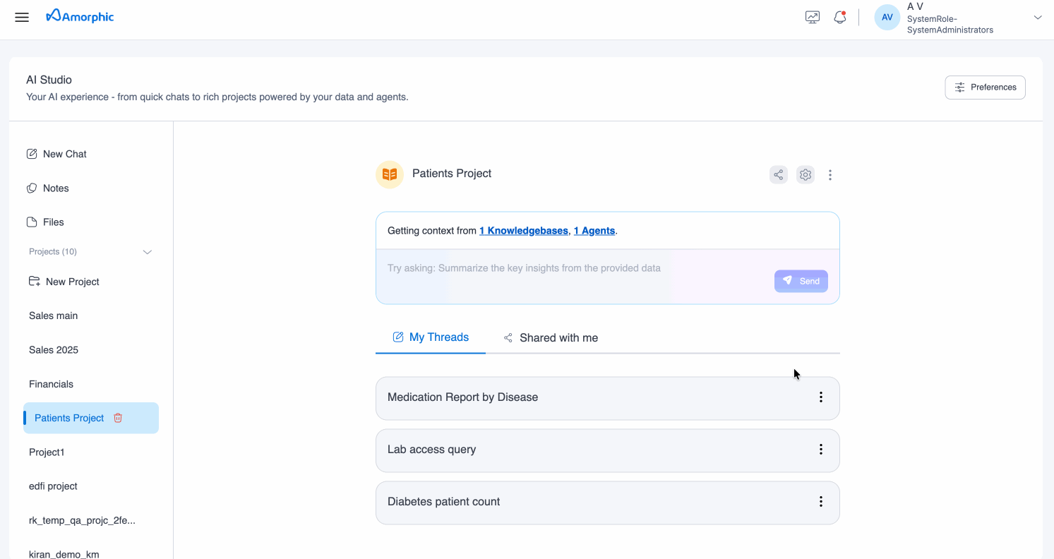 Project Conversation