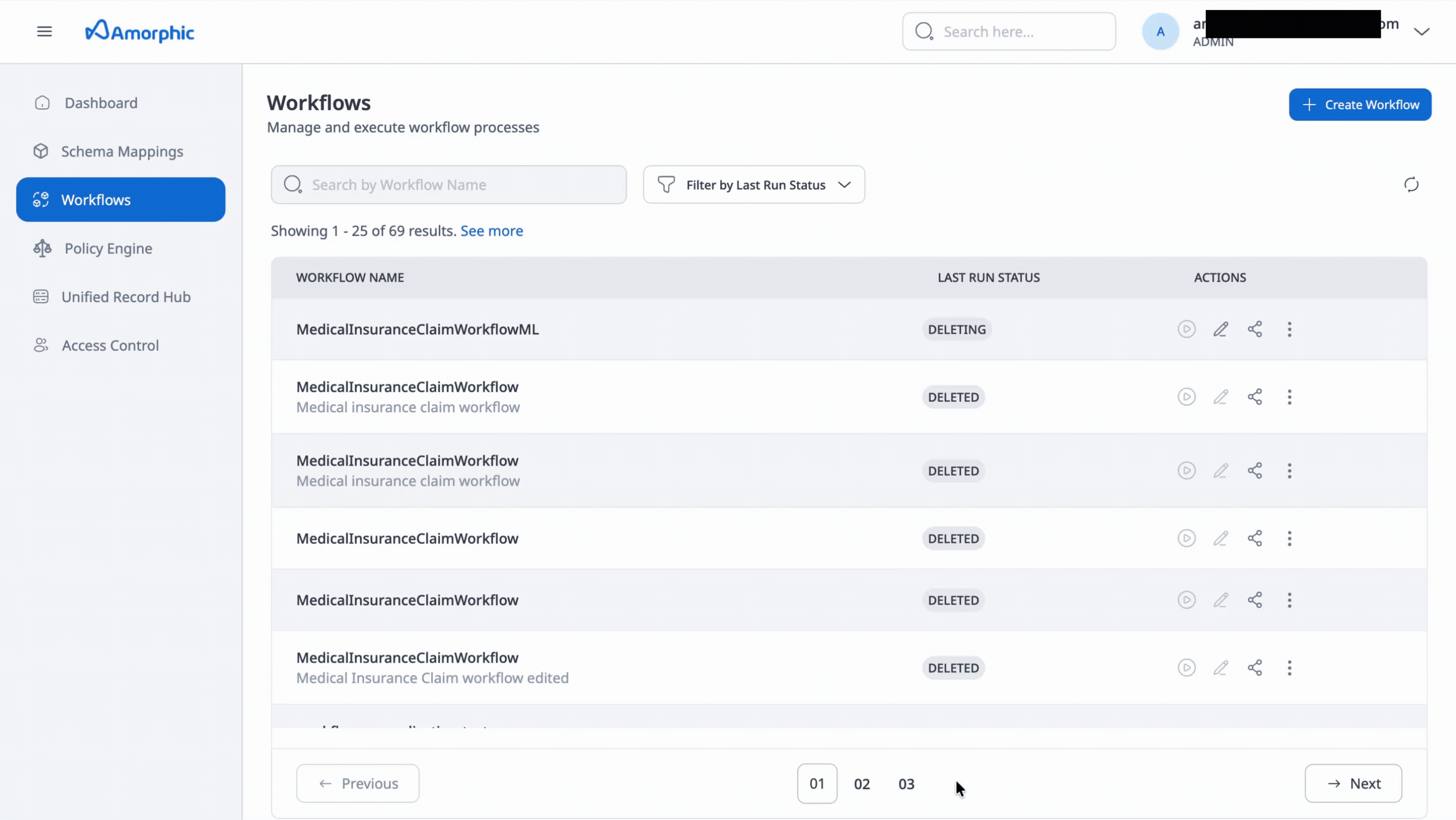 Create workflow (ML-based)