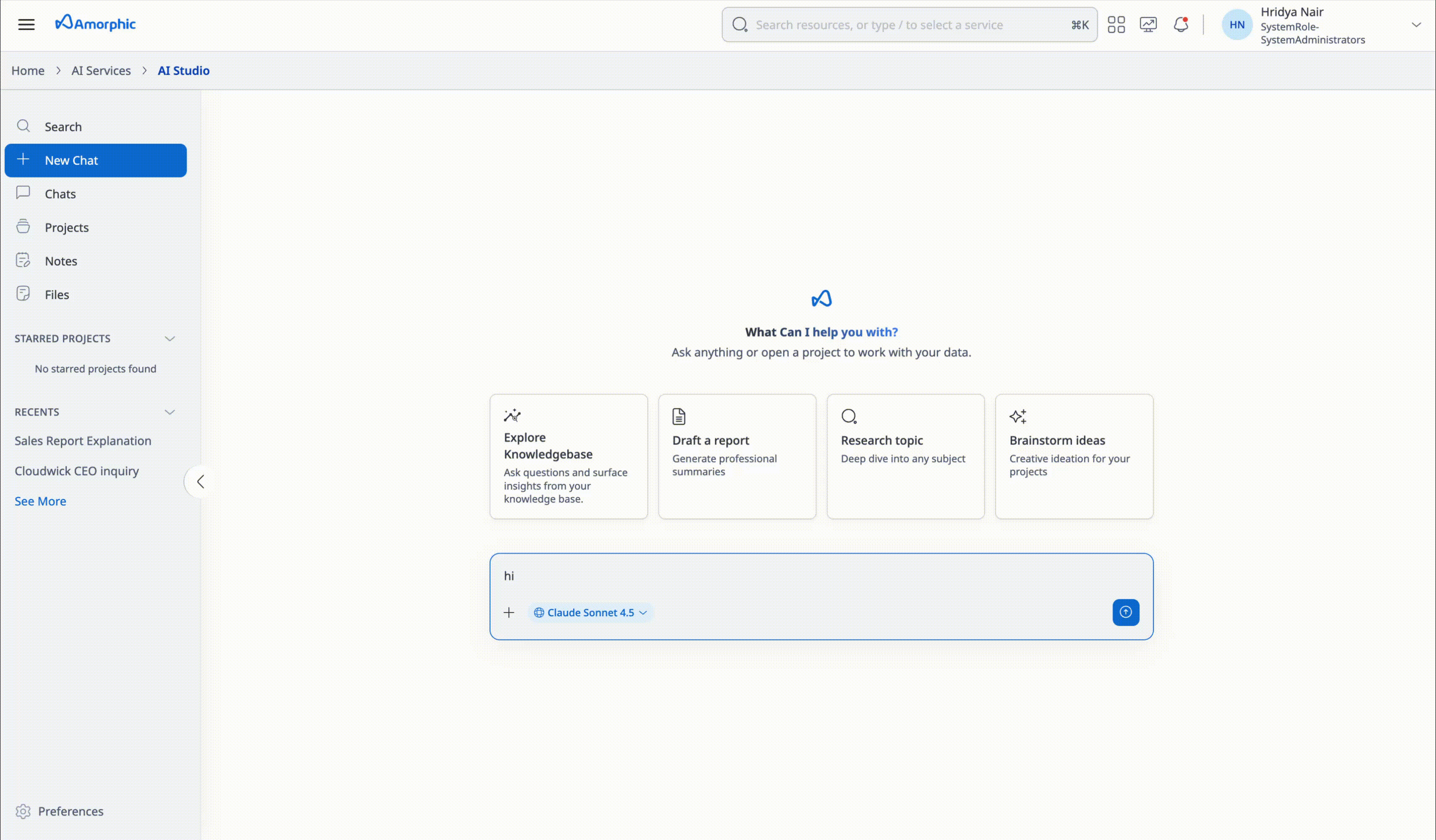 Create New Chat