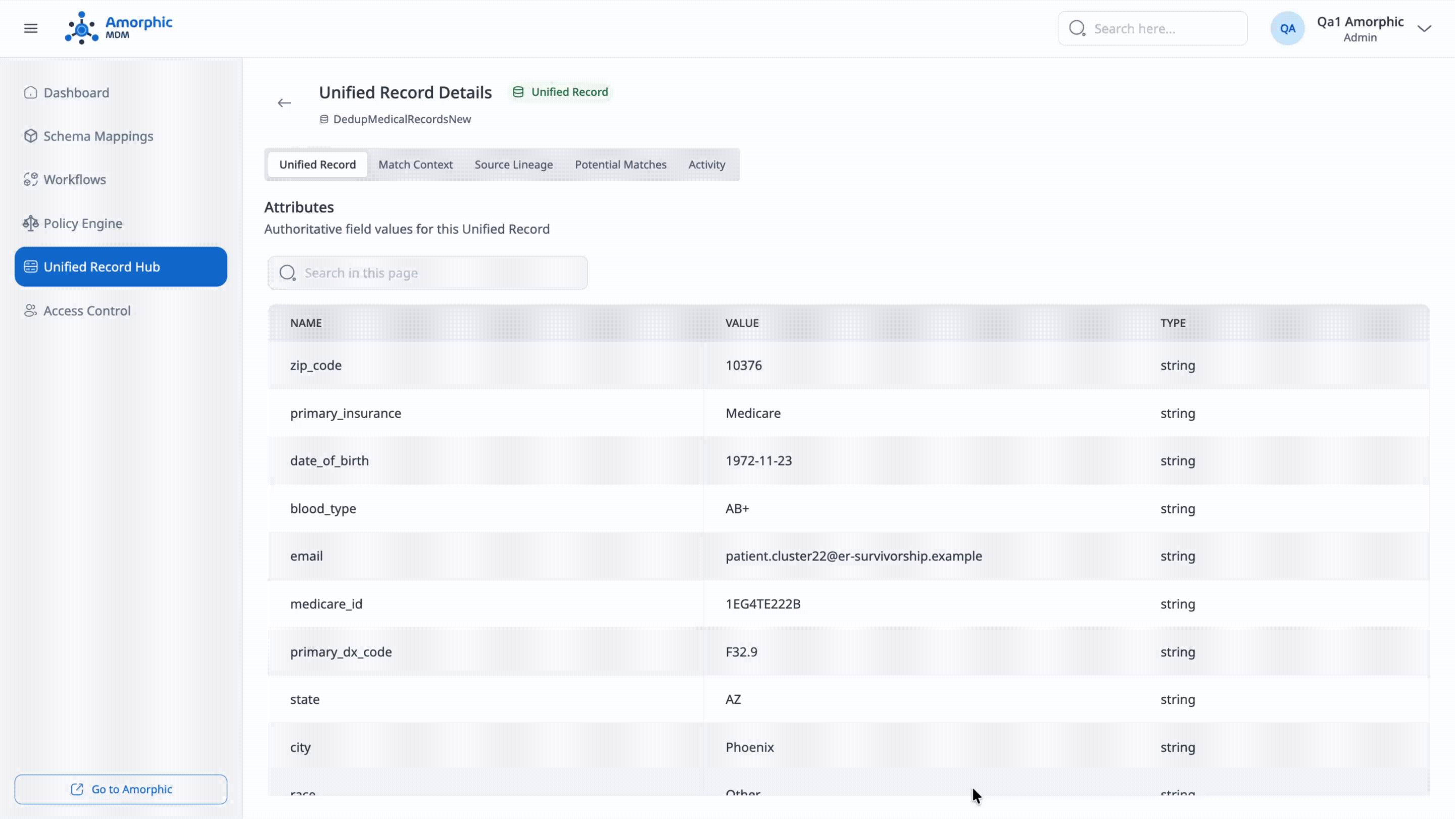 Update workflow record in UR hub