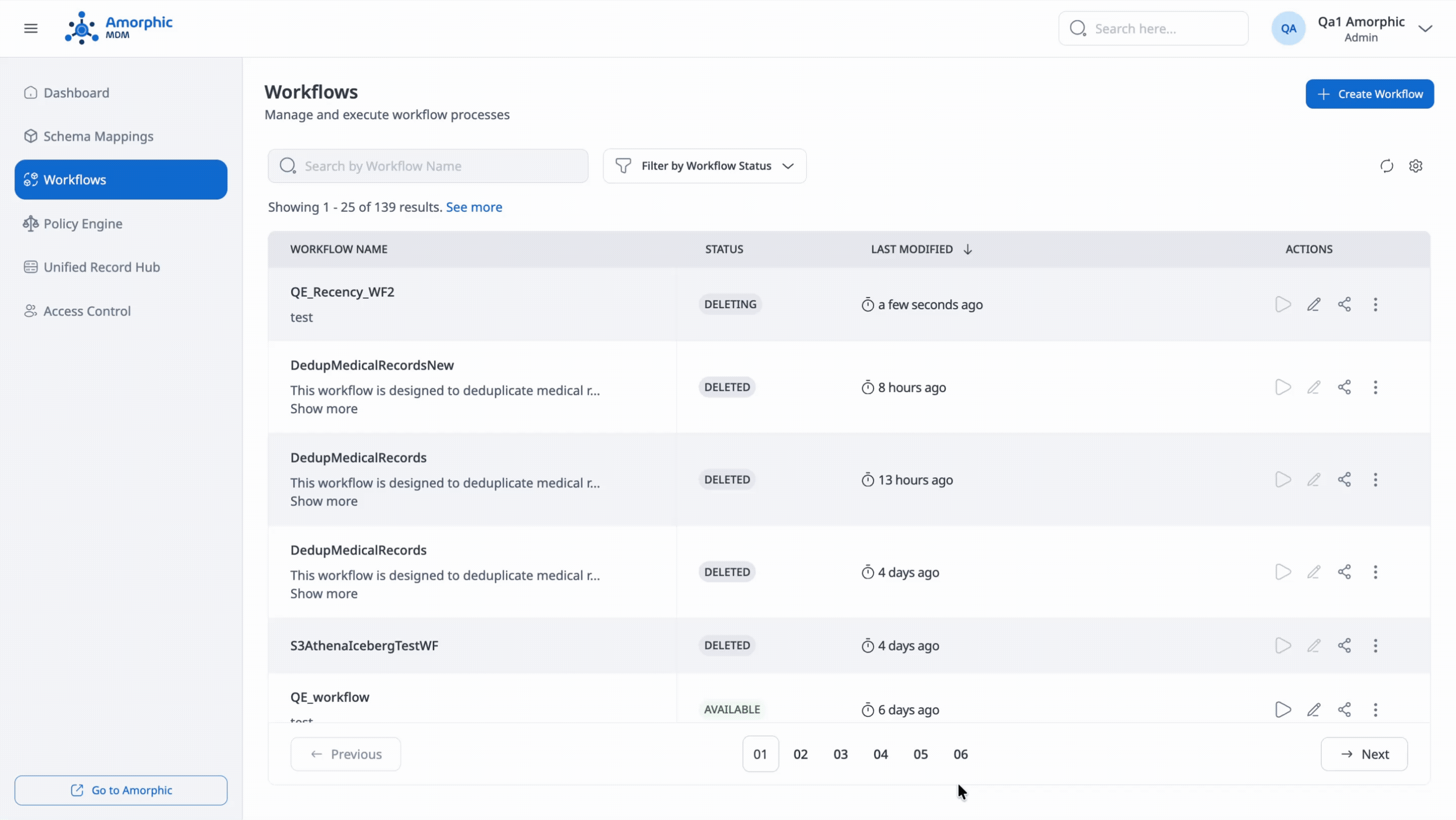 Create workflow (ML-based)