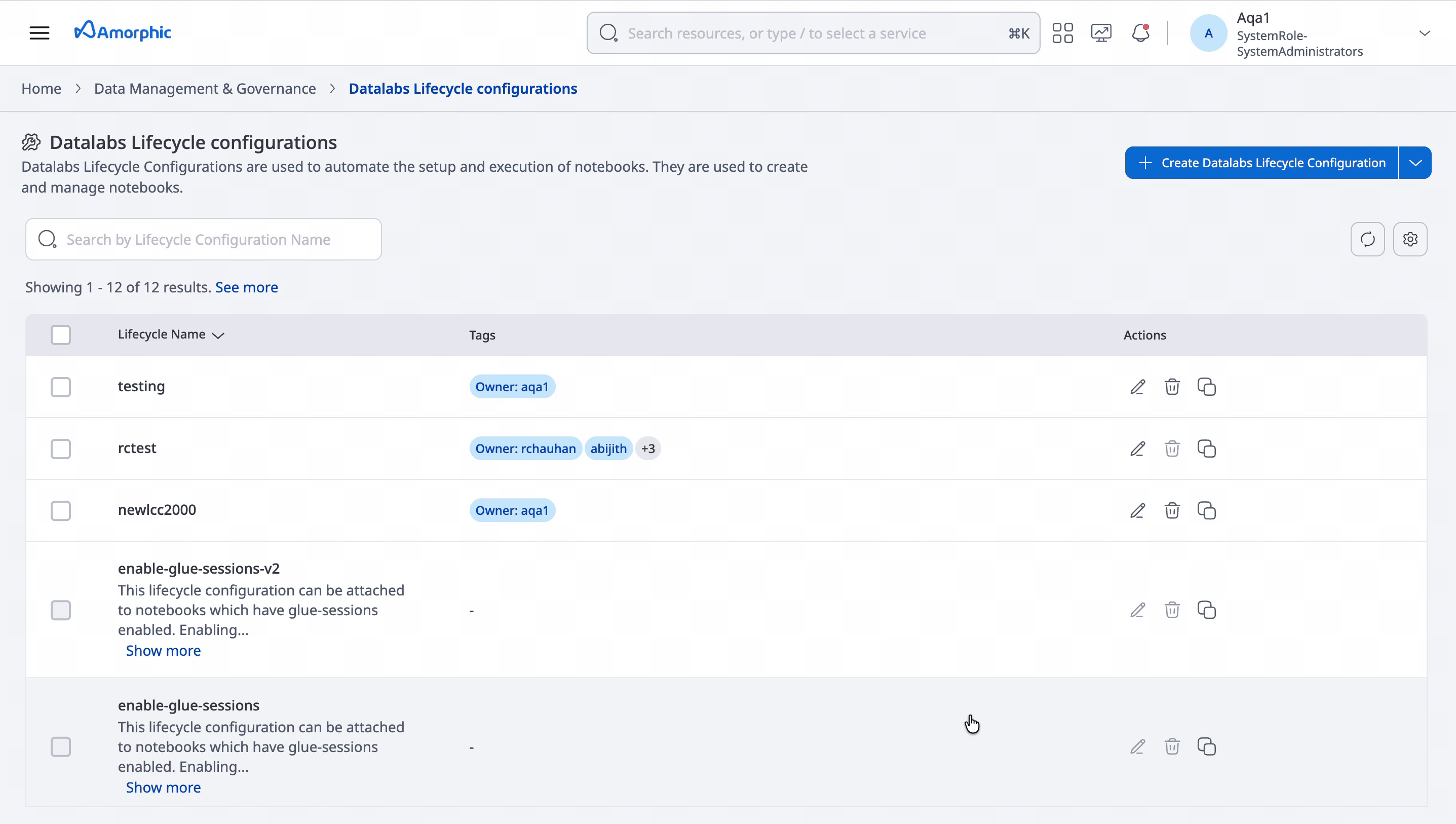 Create a Lifecycle Configuration