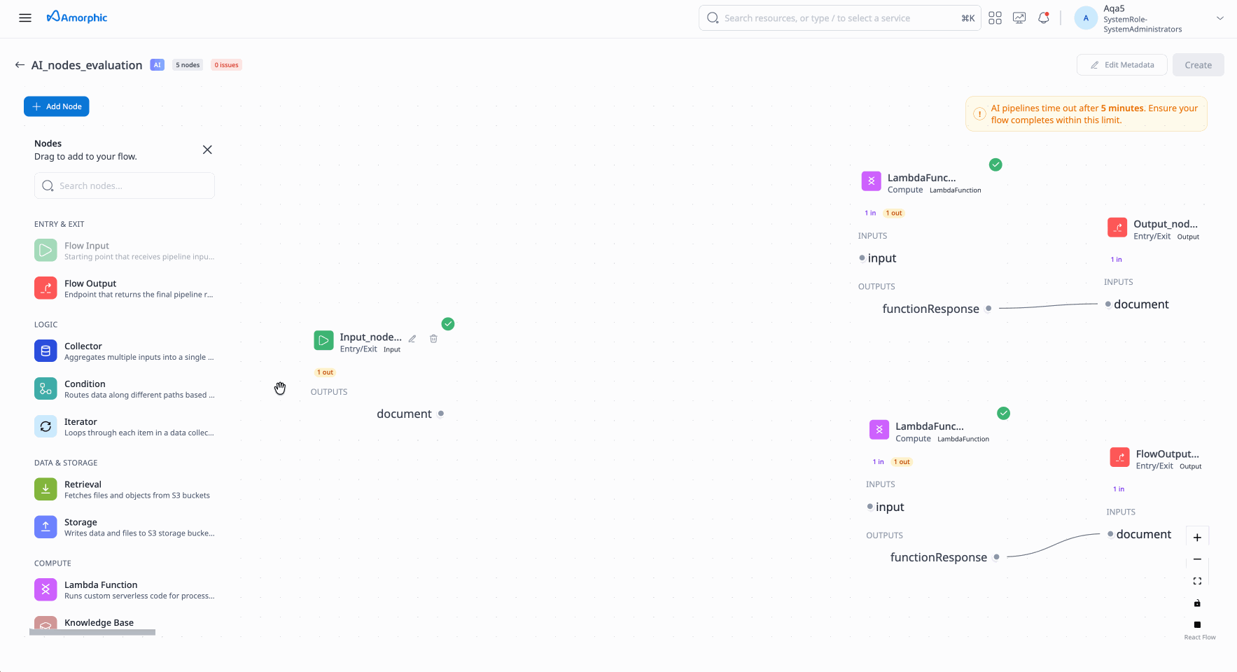 AI Flow Condition