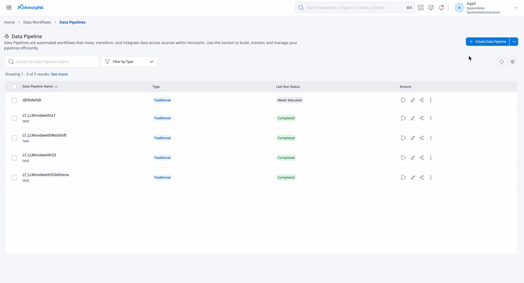 AI Pipeline Create