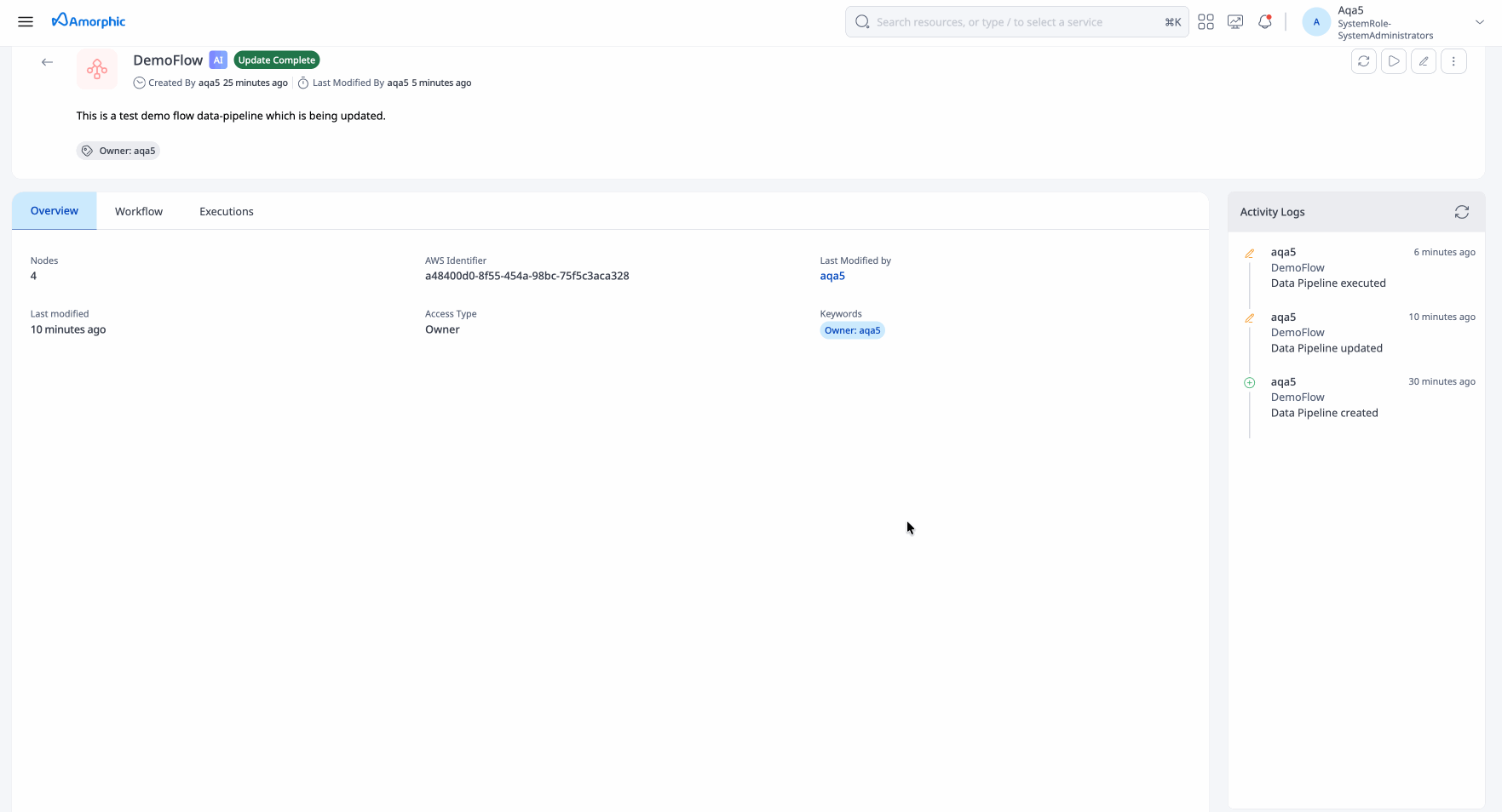 AI Pipeline Delete