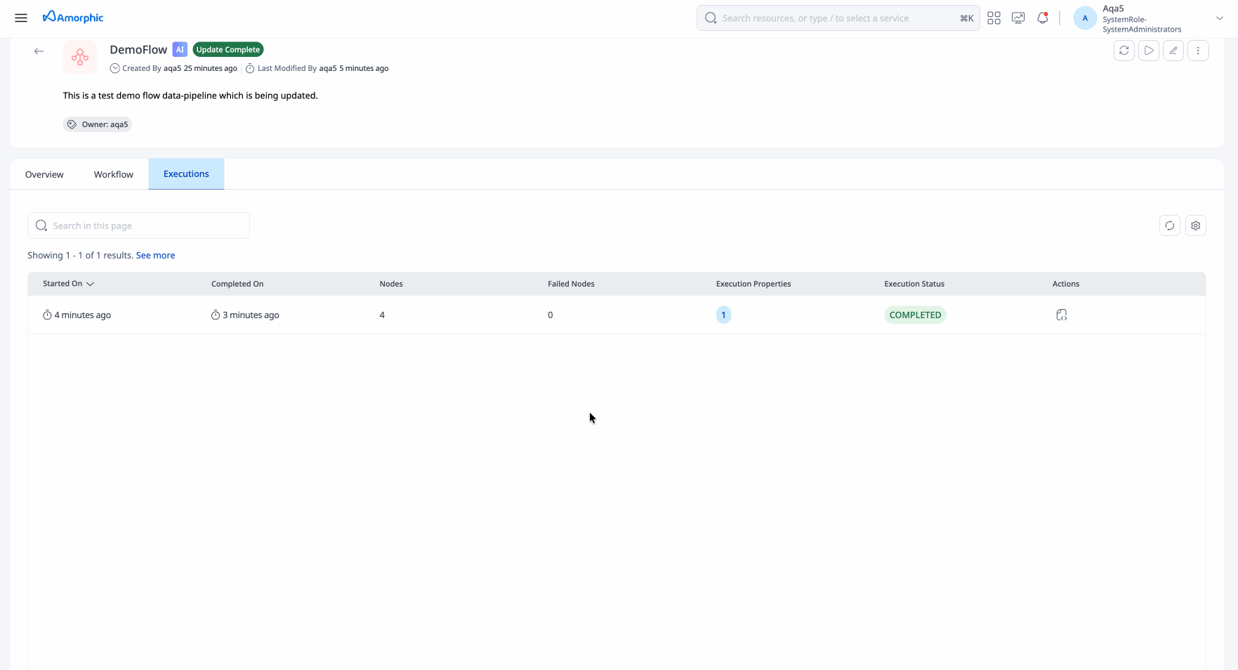 AI Pipeline Execution Trace