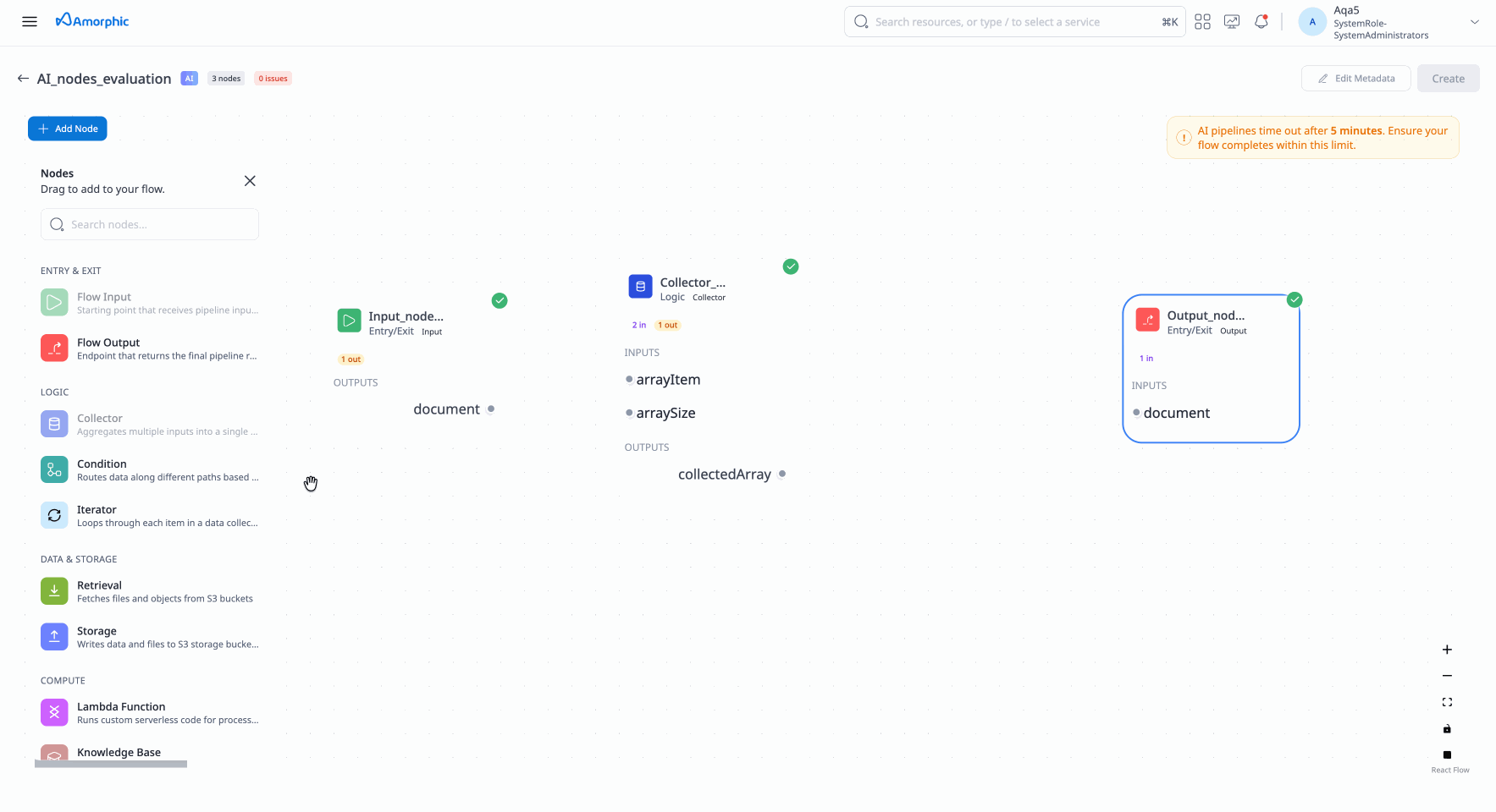 AI Flow Iterator