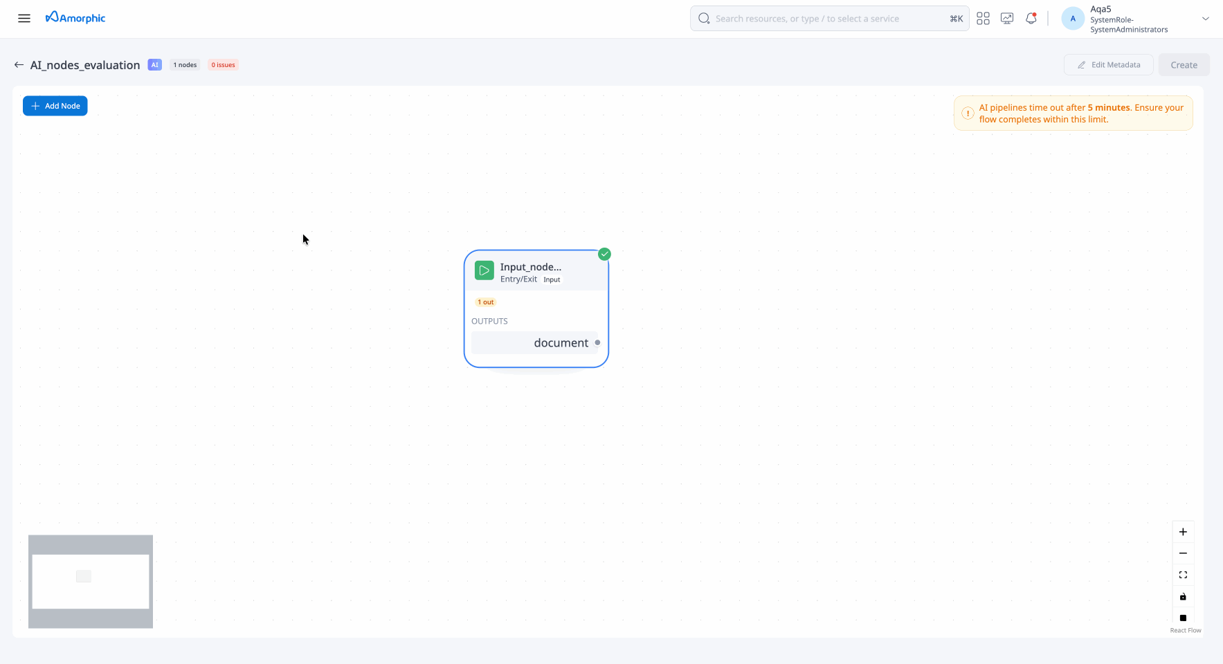 AI Flow Output