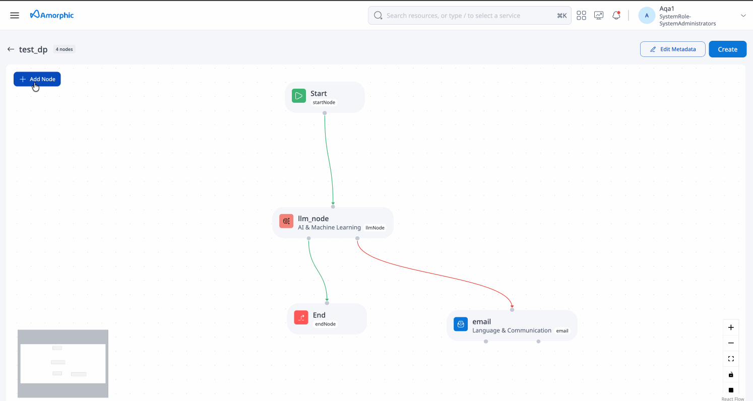 LLM Node — Basic mode