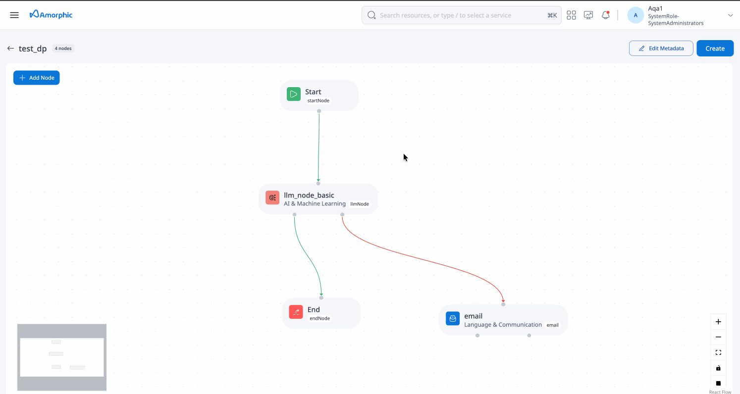 LLM Node — Enrichment mode